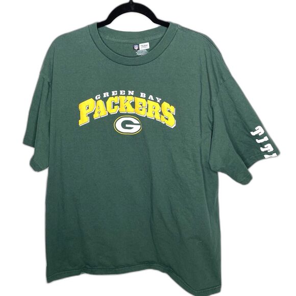 Green Bay Packers NFL Team Apparel Green Size Xlarge TShirt - Picture 1 of 6